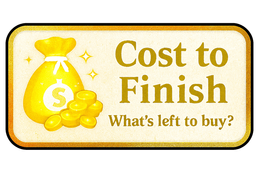 Cost to Finish